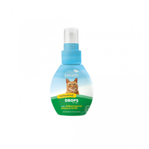 FBDR2.2Z-CT TropiClean Fresh Breath Oral Care Drops for Cats, 2oz 1
